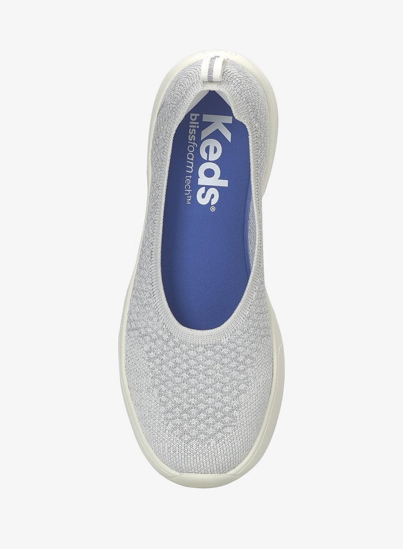 Keds Women's BlissWalk Skimmer Casual Sneaker Silver - Image 5